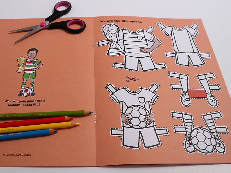 Sports Star Paper Doll Book