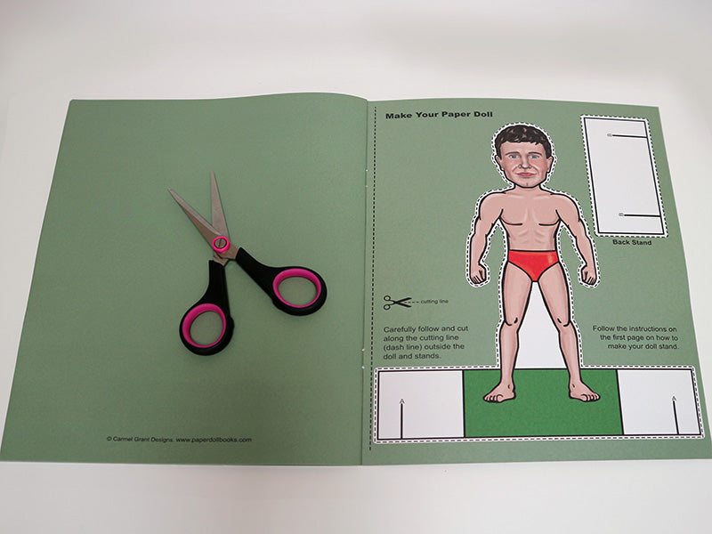 Superhero Paper Doll Book