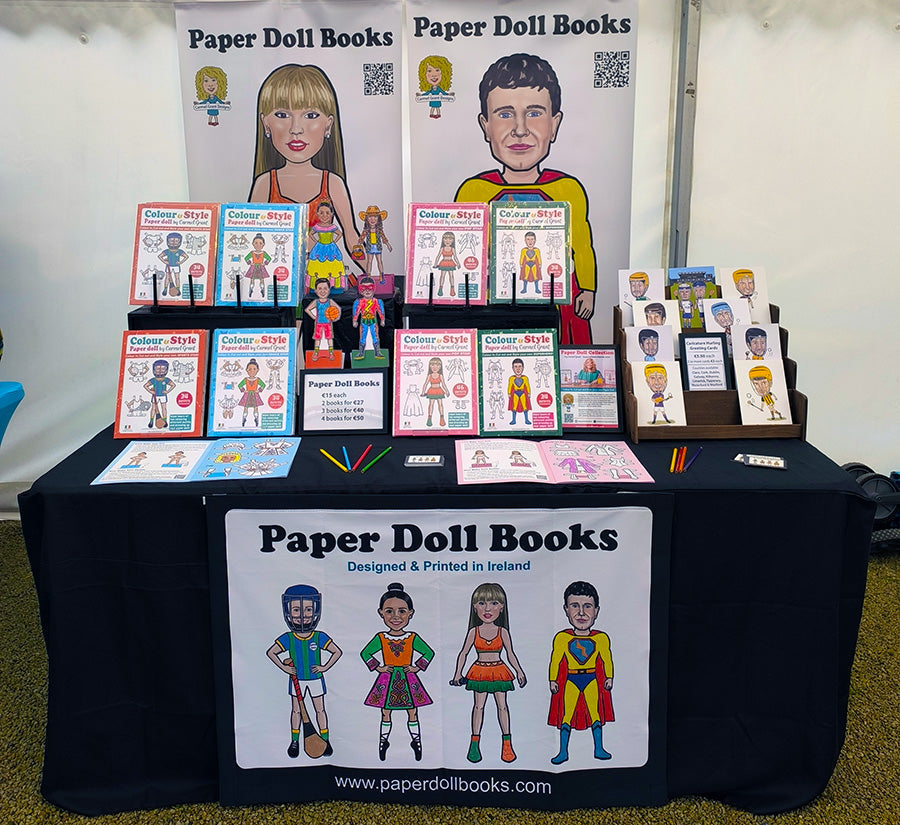 Excited for my First 2026 market for the Paper Doll Books.