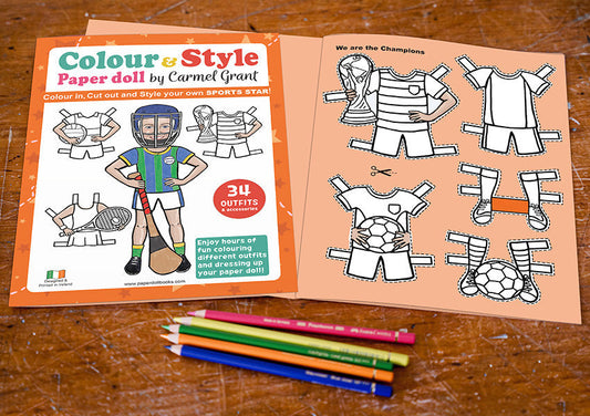 New Arrival: The Sports Star Paper Doll Book is Here!