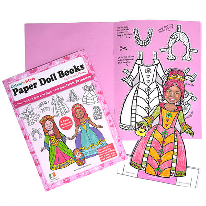 Irish Princess Paper Doll Cut Out Book