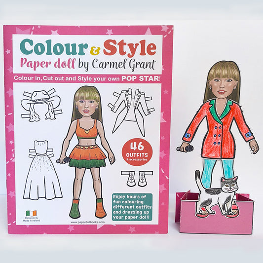 Popstar Paper Doll Book