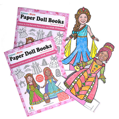Irish Princess Paper Doll Cut Out Book
