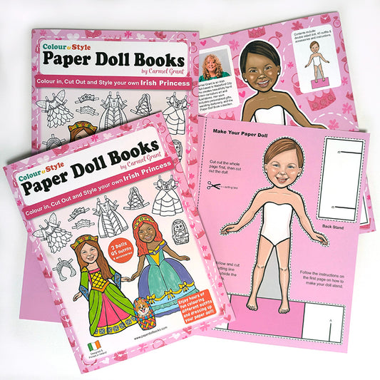 Irish Princess Paper Doll Cut Out Book