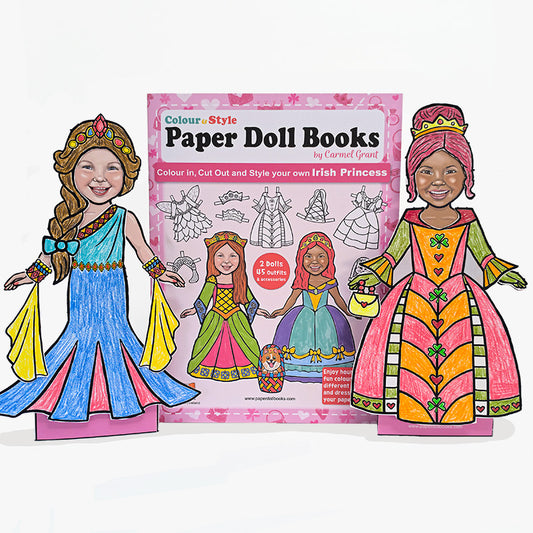 Irish Princess Paper Doll Cut Out Book