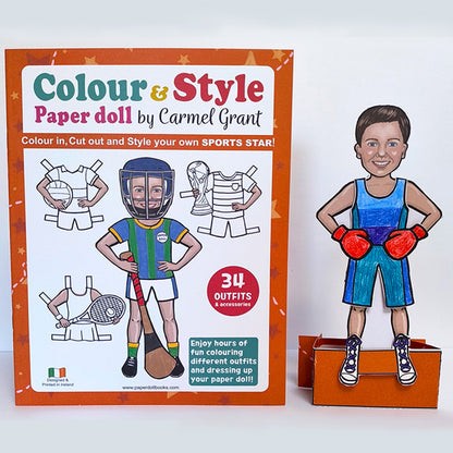 Sports Star Paper Doll Book