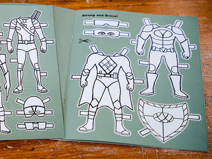 Superhero Paper Doll Book