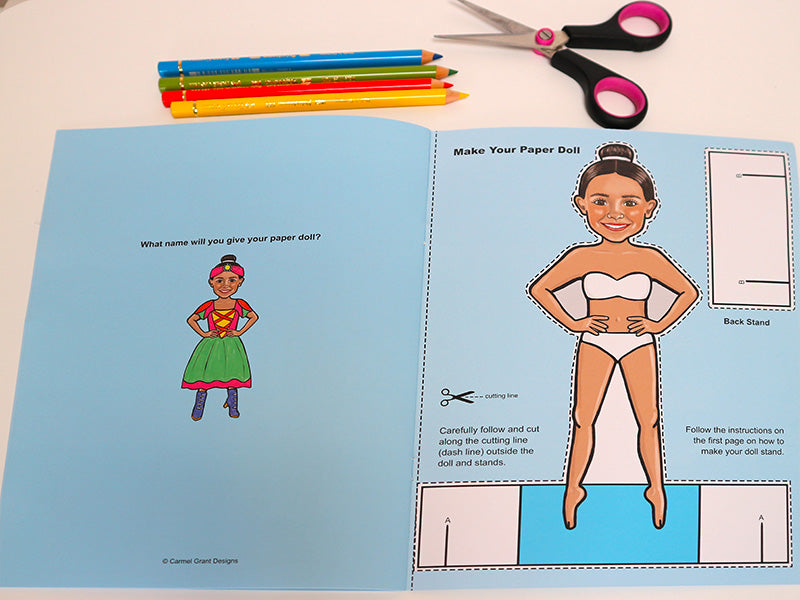 Dance Star Paper Doll Book