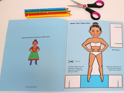 Dance Star Paper Doll Book